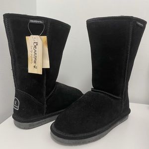 BearPaw Elle Short Black Boots